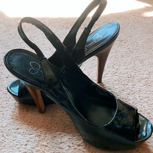 Jessica Simpson black heels
